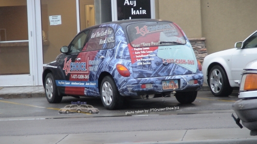 PT Cruiser showing the business 1st Choice