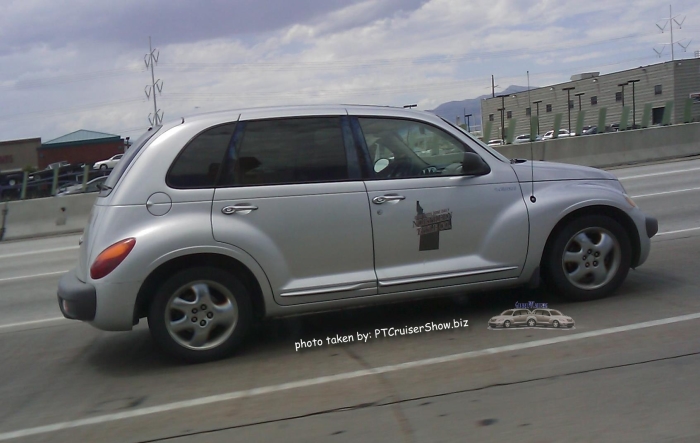 PT Cruiser showing the business Northern Title Co