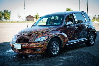 Butch and Anna Foley's 911 Tribute PT Cruiser New York