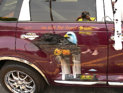 Butch and Anna Foley's 911 Tribute PT Cruiser New York