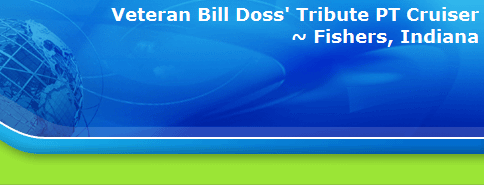Veteran Bill Doss' Tribute PT Cruiser
~ Fishers, Indiana