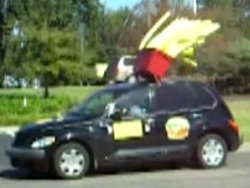 Bradley's Famous Cheeseburgers PT Cruiser ~ Germantown, Tennessee