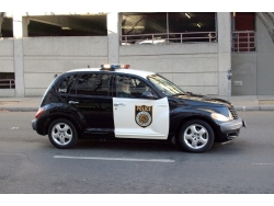 Sacramento, Calfornia Law Enforcement MLK march PT Cruiser